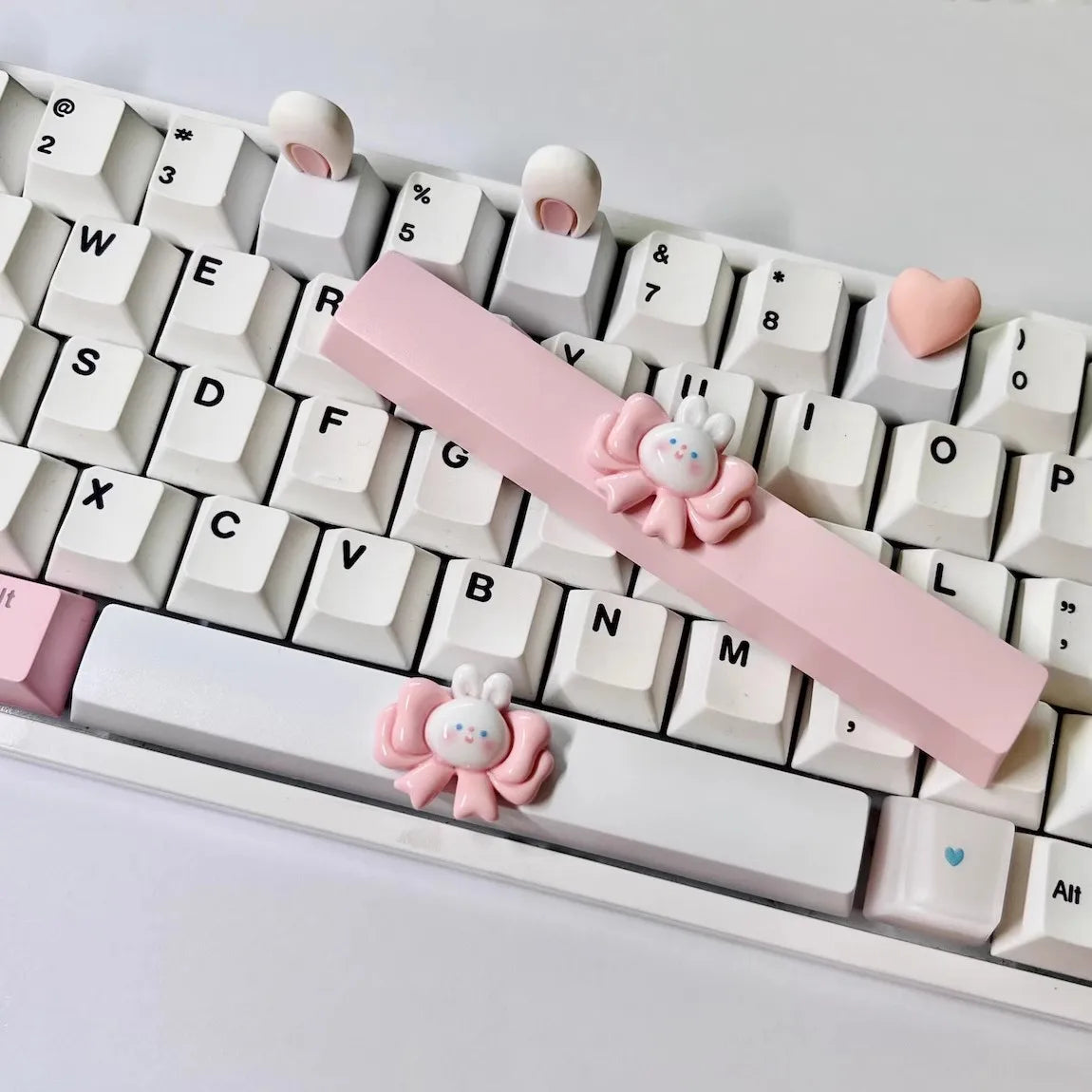 6.25u Space Keycap Cross Axis Mechanical Keyboard OEM Height Bow Rabbit Rabbit Personalized Key Caps