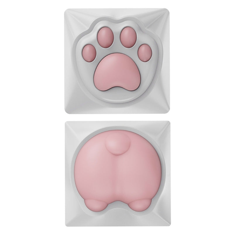 3D Soft Keycap Soft Silicone Cat Paw Shape for MX Structure Mechanical Keyboards