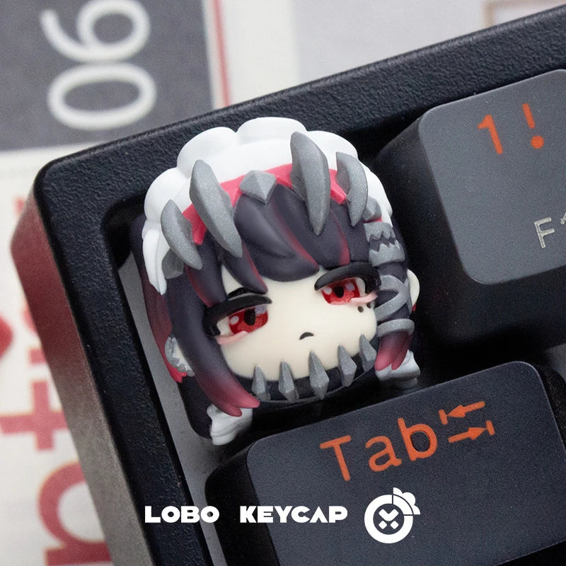 Zenless Zone Zero Keycap Custom Ellen Joe Amime Artisan Keycap Cute Kawaii Korean Point  Key Caps Mechanical Keyboard Accessory
