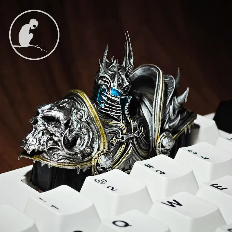 Warcraft Theme Keycap Frostmourne Keycaps Handmade Resin Backlit Key Cap MX Switch Customized Mechanical Keyboard  Accessories