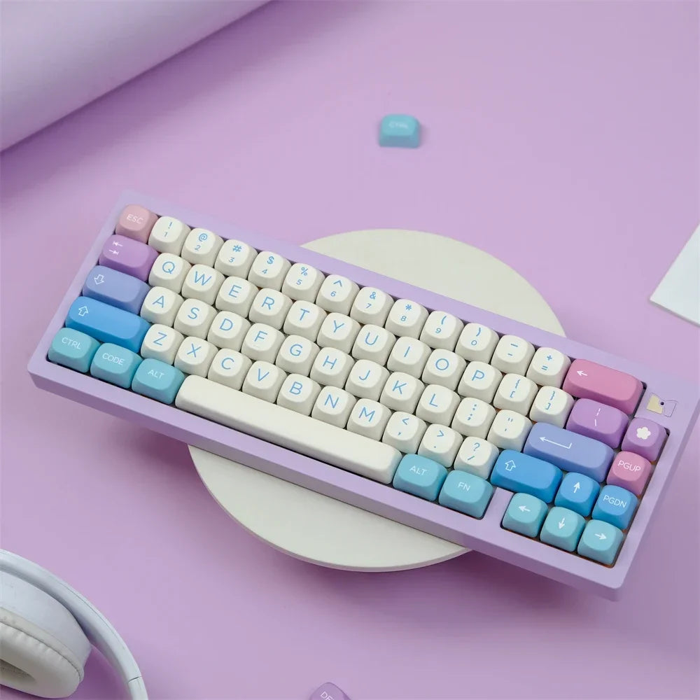 PBT Keycap 129 Key Fairy Keycaps MOA Profile Dye Sublimation Keycap For Gaming Mechanical Keyboard Keycap MX Switch MOA Key Caps