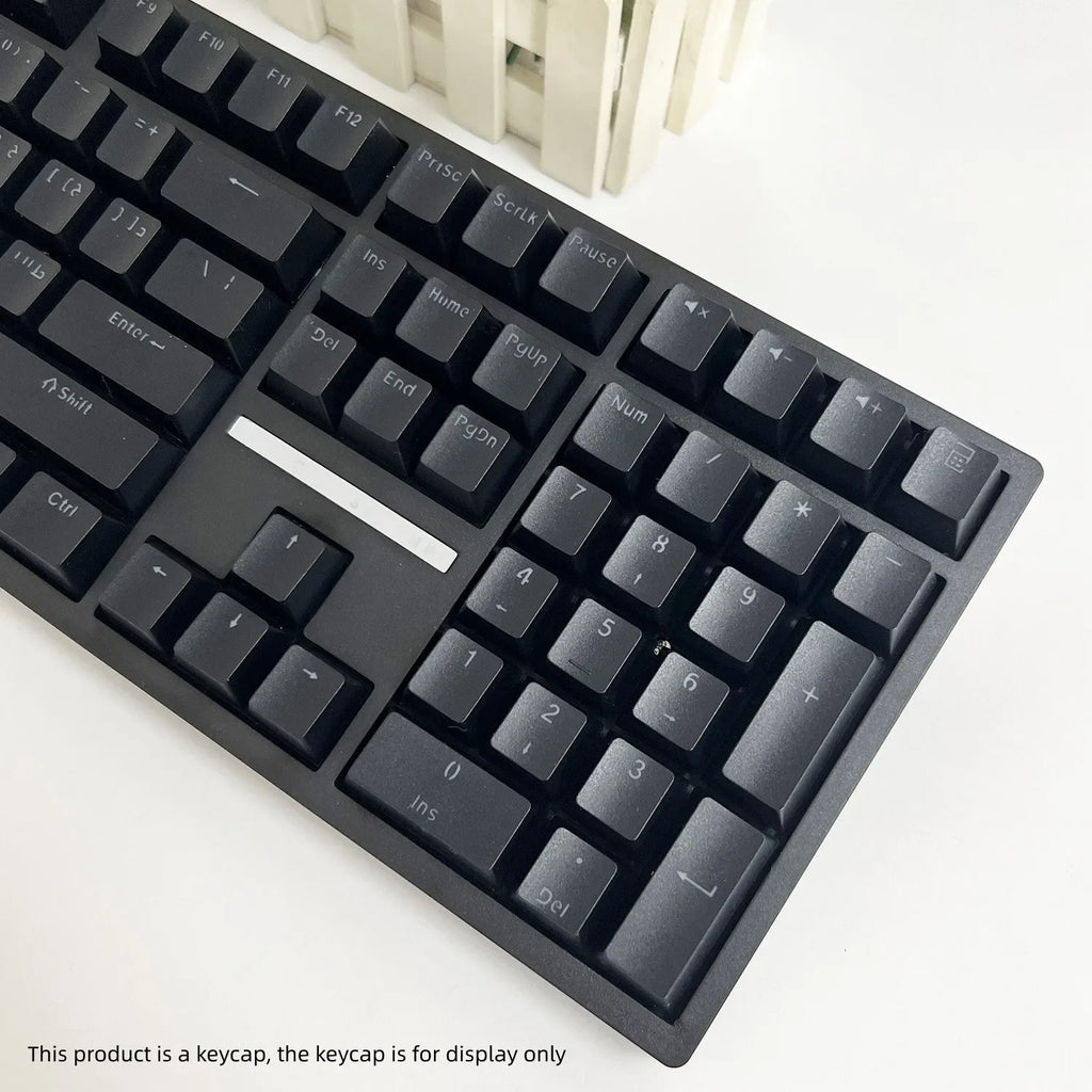 129 Keys Arabic Keycaps Set PBT/ABS Cherry Profile OEM Keycap Gaming Custom Personalised Cute for MX Switch Mechanical Keyboard