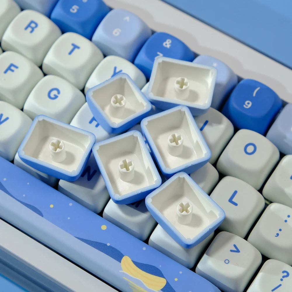 Watch the Sea Theme Keycaps MOA Profile Keycap PBT Dye Sublimation Keycap For MX Mechanical Keyboard 61/67/68/75/87/980