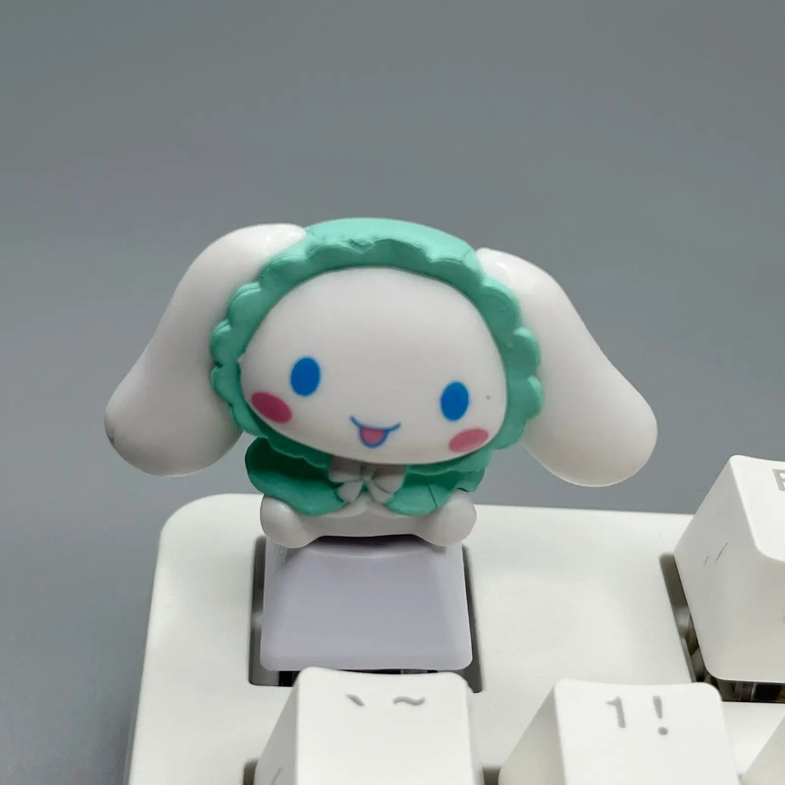 Sanrio Anime Cinnamon Roll DIY Keycap Cute Cartoon Melody Coolomey Translucent Cross Mechanical Keyboard ESC Base Keycap Gift