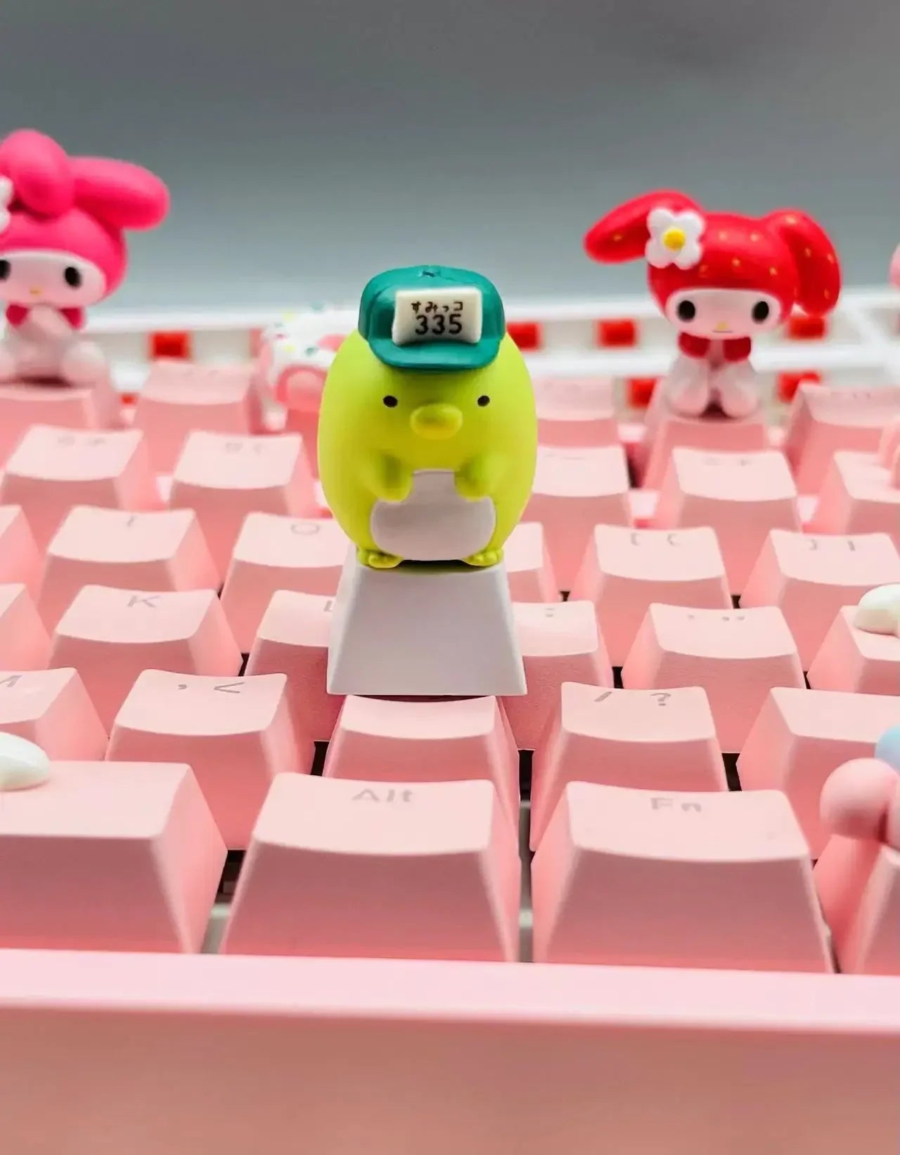 Animal Series Cute Keycap Diy Customized MX Switch Resin ESC Point Keycaps  Mechanical Keyboard Artisan Key Caps Girls Favorites