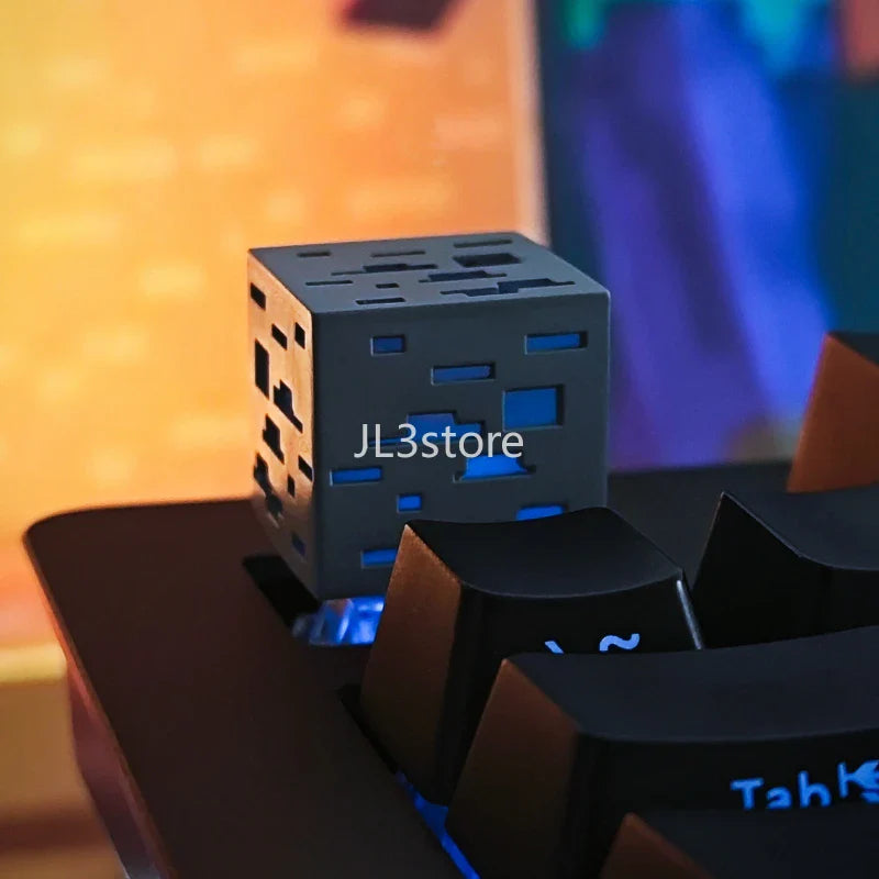 Keycap three-dimensional creative keycap mechanical keyboard transparent keycap esc ore keycap