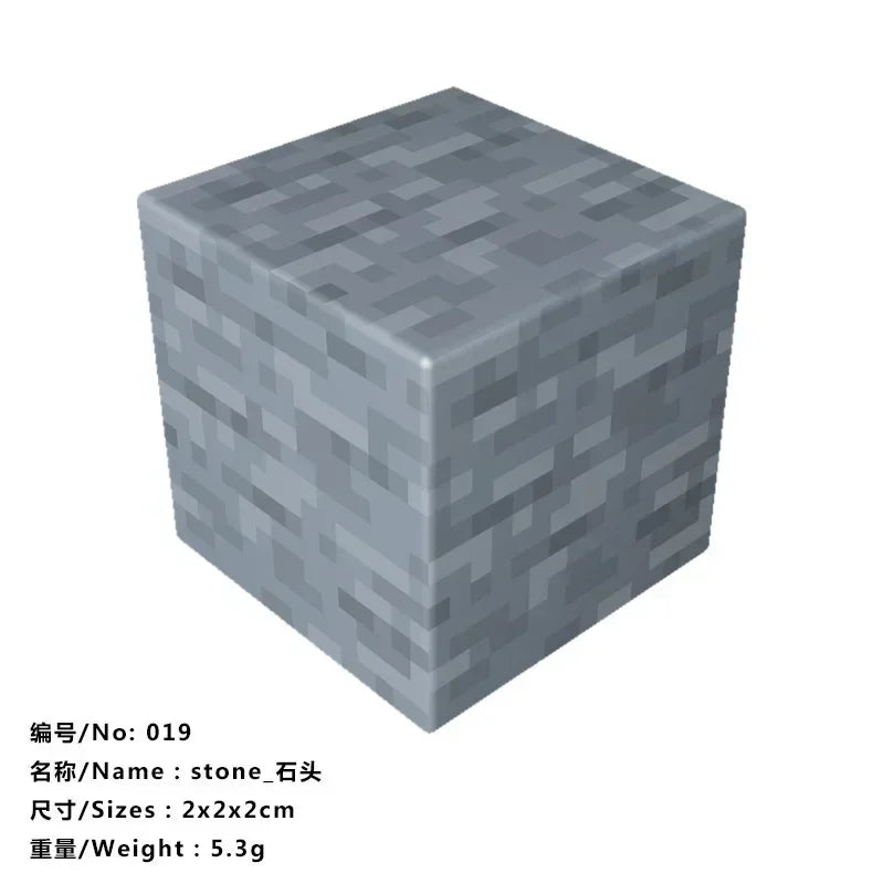 10pcs Minecraftinglys Magnetic Blocks Anime Children Puzzle Assembled Toy Doll Mini Magnetic Cube Model Kids Construction Toys