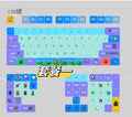 Stardew Valley Theme Keycaps Set PBT Sublimation Cherry Profile Keycaps for Mechanical Keyboard Pixel Valley Custom Key Caps