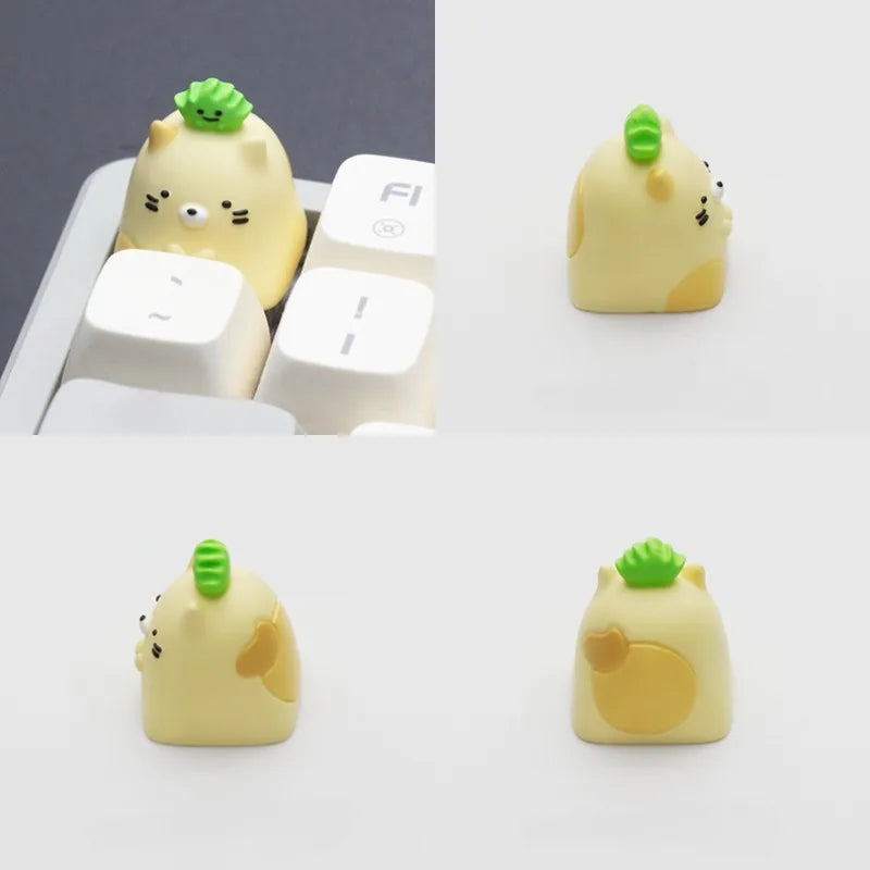 Sumikkogurashi Artisan Keycap Custom Handmade Personalized Resin KeyboardCap Cute Anime KeyCap for Mechanical Keyboard Cherry MX