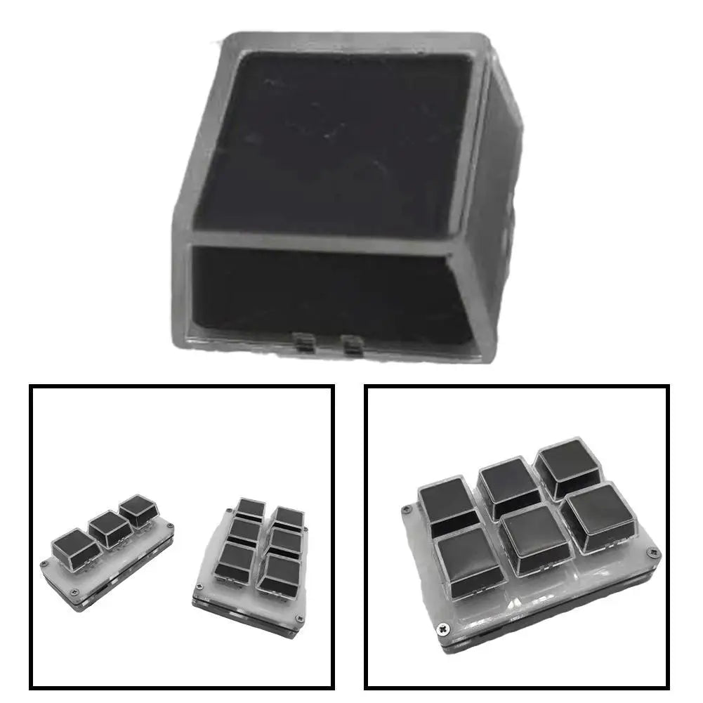 1/10 PcsTransparent Keycaps Double-layer Key Caps Removable Paper Clips Custom Keyboard Keycaps MX Switch Keycap Shell Protectio
