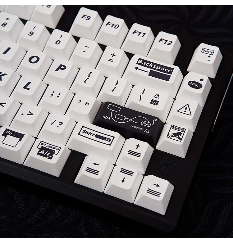 BarbarousGiGi PBT Original Profile Thermal Sublimation Cross Shaft Axis Switch 139 Key Caps for Custom Mechanical Keyboard Caps