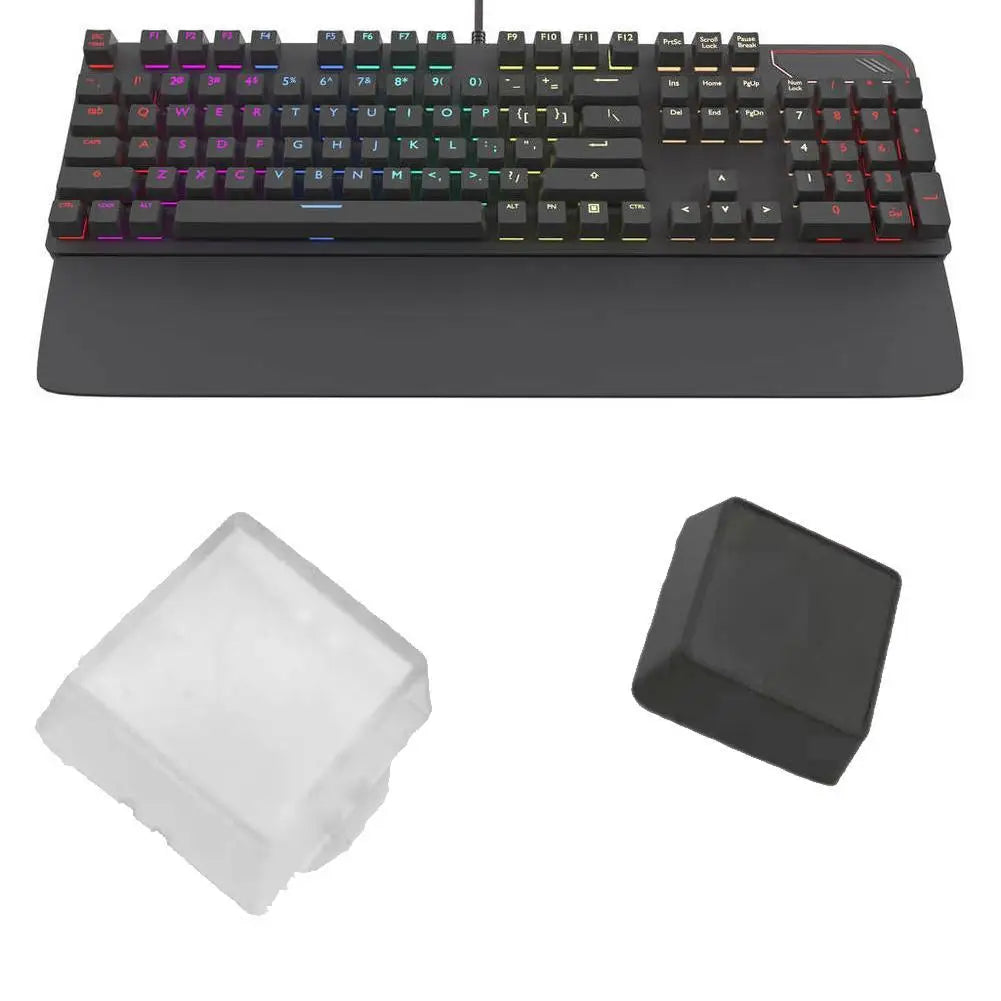 1/10 PcsTransparent Keycaps Double-layer Key Caps Removable Paper Clips Custom Keyboard Keycaps MX Switch Keycap Shell Protectio