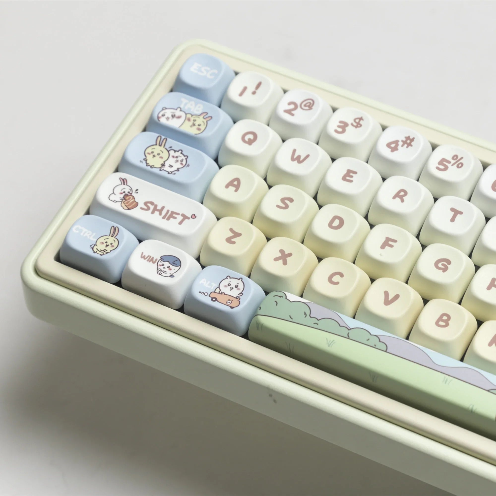 144 Keys Xiaoba Keycaps PBT Keycaps Five-sided Sublimation MOA Profile Keycaps For MX Switch Gaming Mechanical Keyboard Keycap