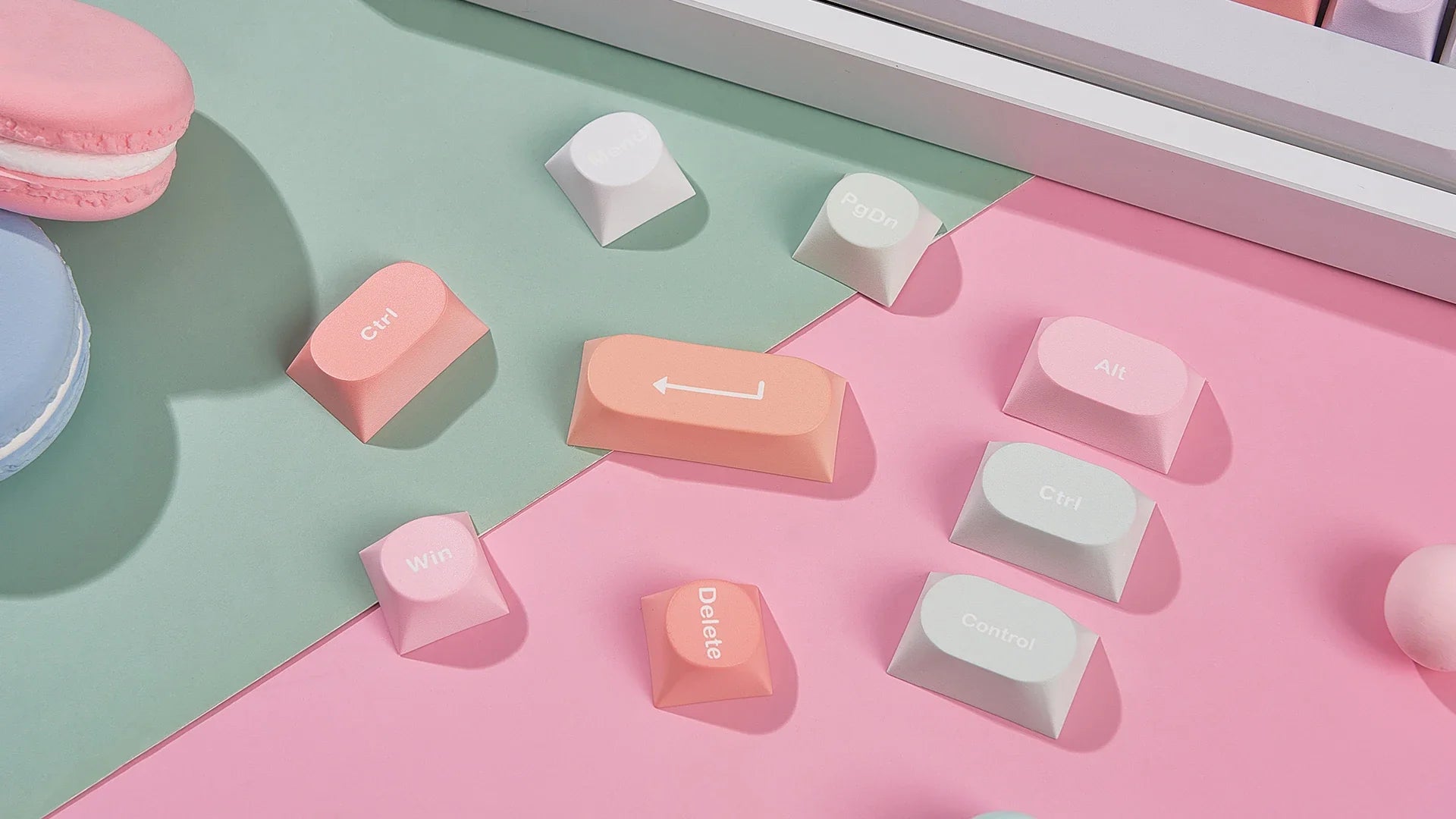 Transparent Keycaps PC 170 Keys Set for Mechanical Keyboard Keycap Accessories Personalized Customization DDA Profile Keycaps