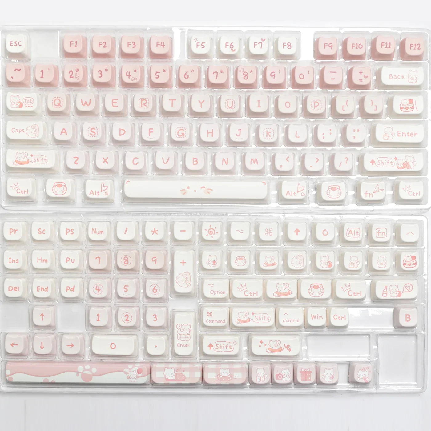 134 Keys/set Party Kitten MAO Profile GMK PBT Keycaps for Mechanical Keyboard  Dye Sublimation Gaming Keycap Custom Gk61
