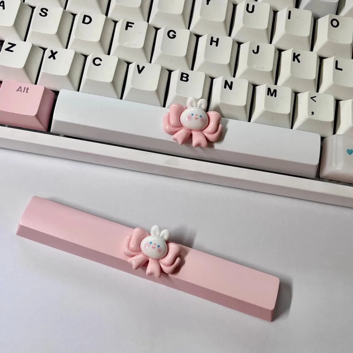 6.25u Space Keycap Cross Axis Mechanical Keyboard OEM Height Bow Rabbit Rabbit Personalized Key Caps