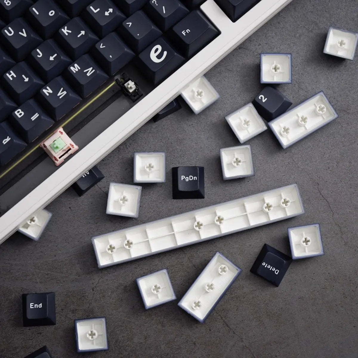 Keycaps Full Sublimation Black Compatible Mechanical Keyboard 61/87/108