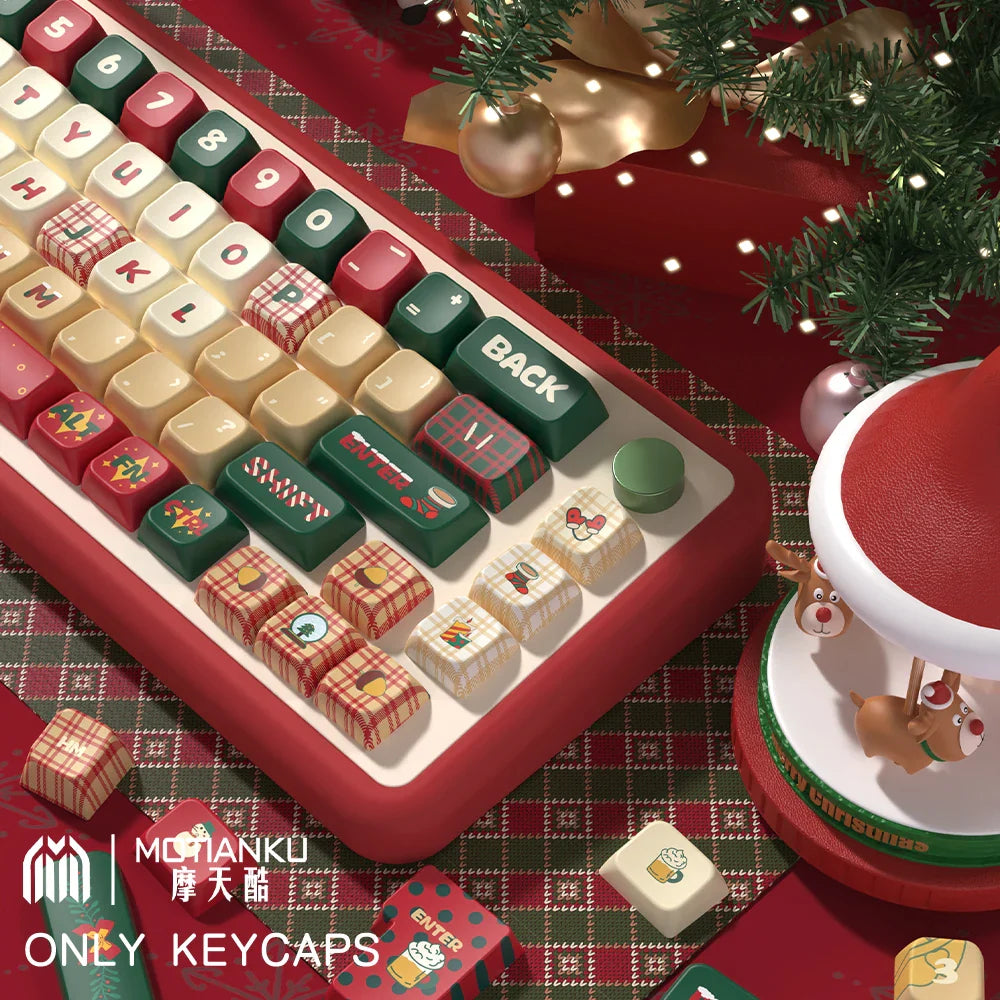 Original Theme Keycaps MDA Profile cute Anime PBT Keycap custom For Mechanical Keyboard with iso layout and 7U space bar