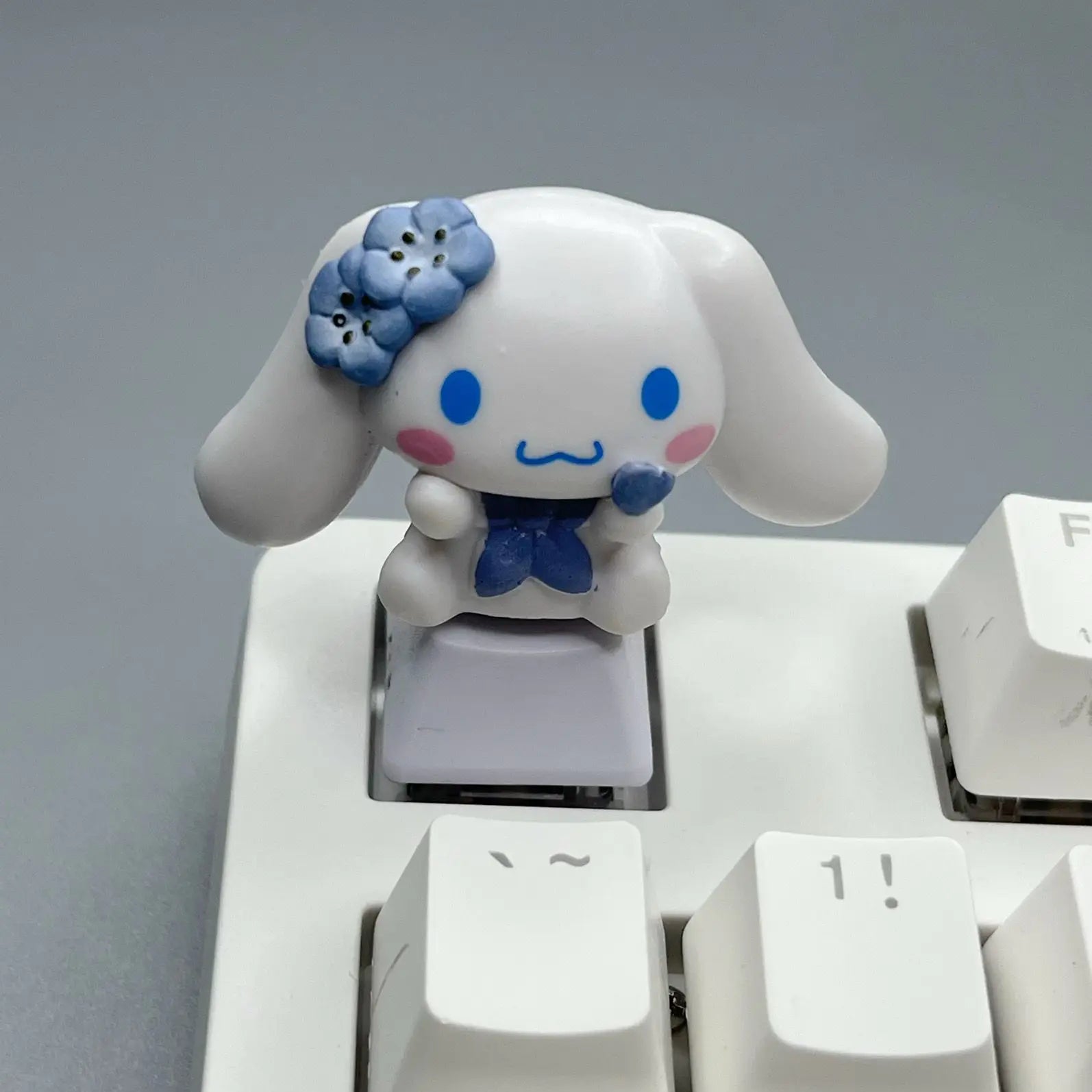 Sanrio Anime Cinnamon Roll DIY Keycap Cute Cartoon Melody Coolomey Translucent Cross Mechanical Keyboard ESC Base Keycap Gift