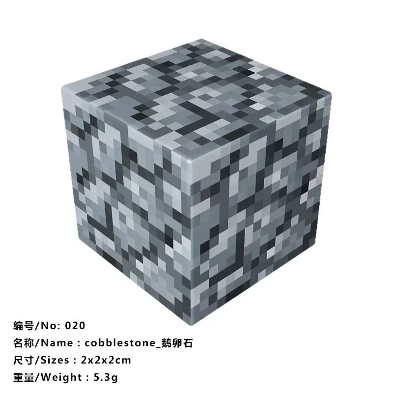 10pcs Minecraftinglys Magnetic Blocks Anime Children Puzzle Assembled Toy Doll Mini Magnetic Cube Model Kids Construction Toys