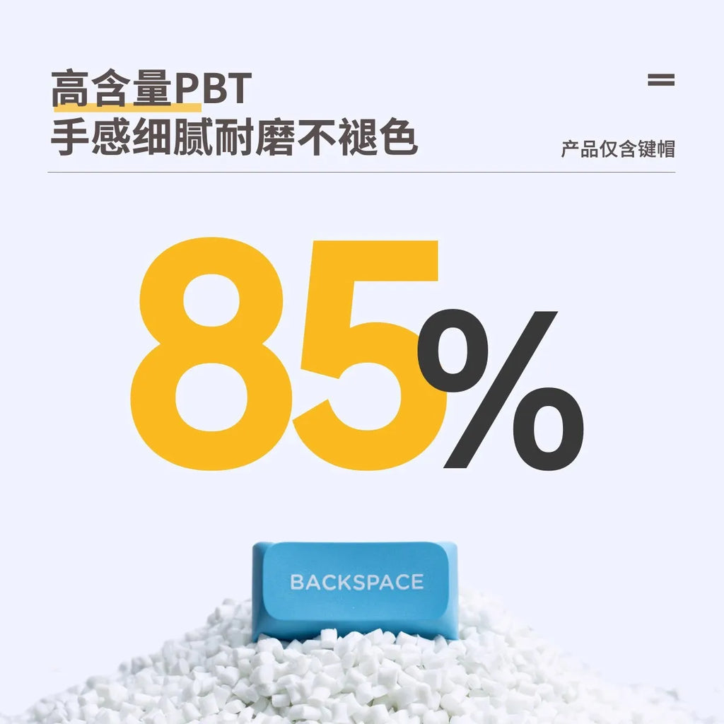 126 Keys MA Profile Keyboard Keycaps Blue Cat PBT Thermal Sublimation Mechanical Keyboard Cherry MX Keycap