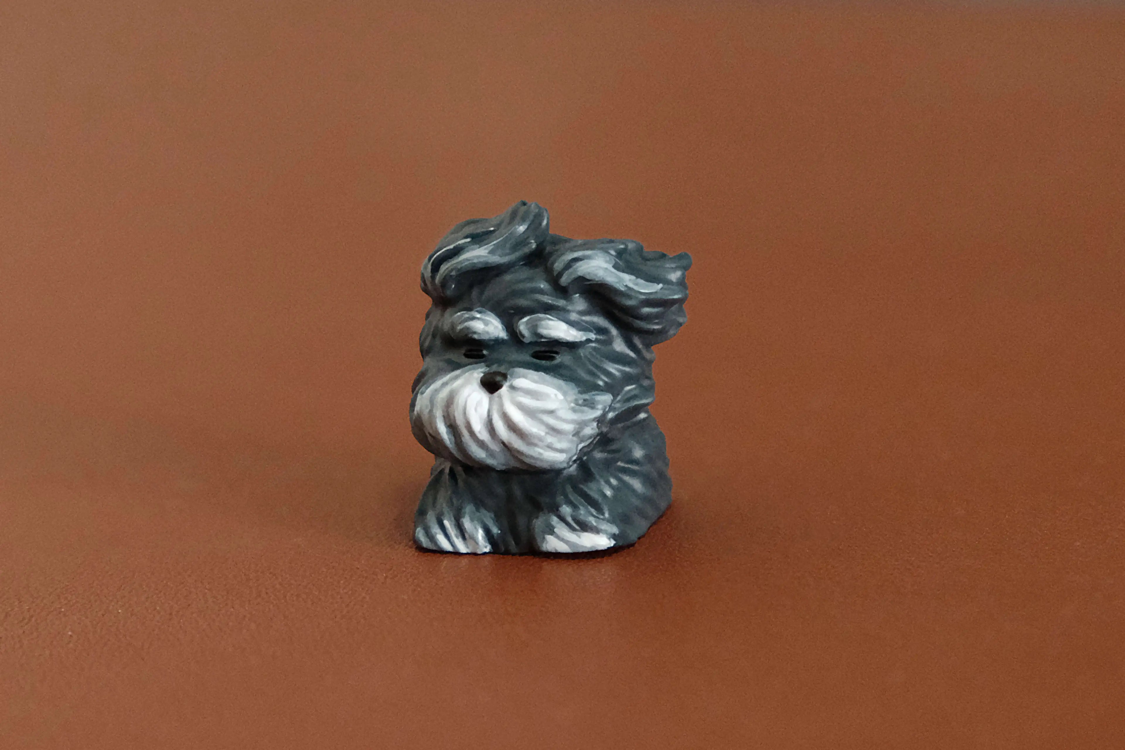 Stray Puppy Keycap Cute Custom Wind Blows Little Dog Point ABS 1U Key Cap MX Switch Handmade Artisan 3D Printing Lovely Keycaps