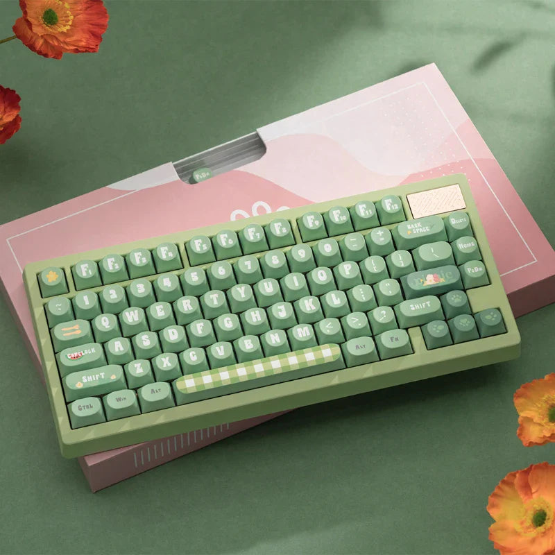 Transparent Keycaps PC 170 Keys Set for Mechanical Keyboard Keycap Accessories Personalized Customization DDA Profile Keycaps