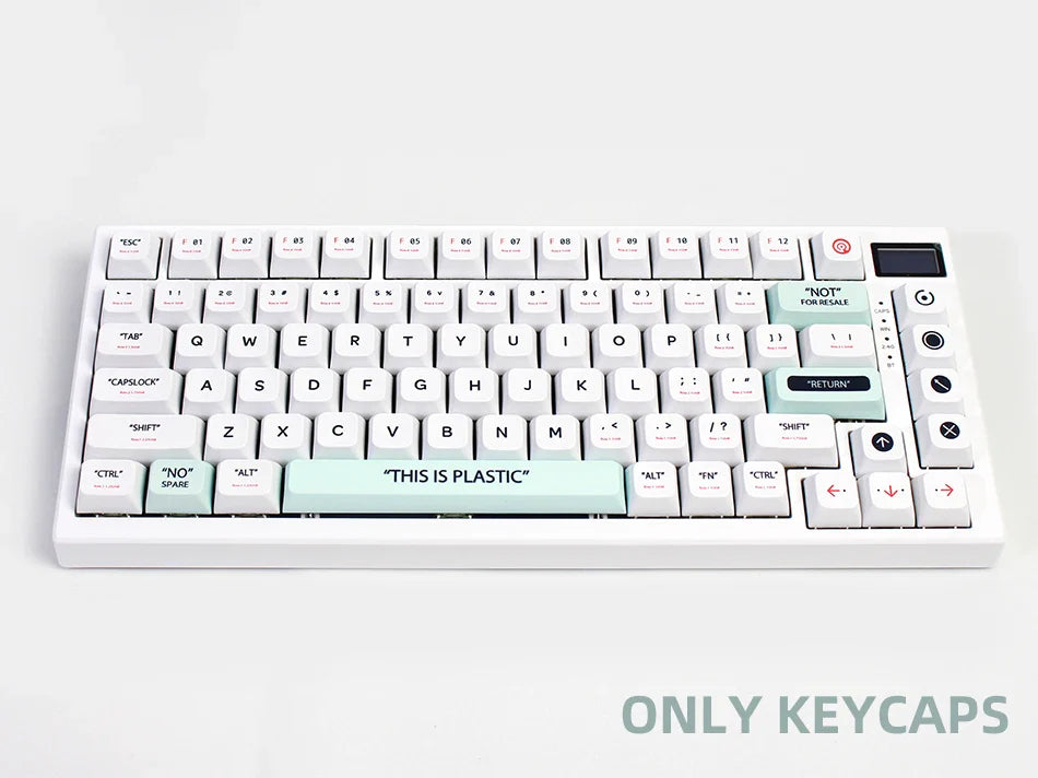 141 Keys XDA Profile Plastic Theme Keycaps PBT Dye Sublimation Key Caps Kit for GMK67 Gaming Mechanical Keyboard MX Switches