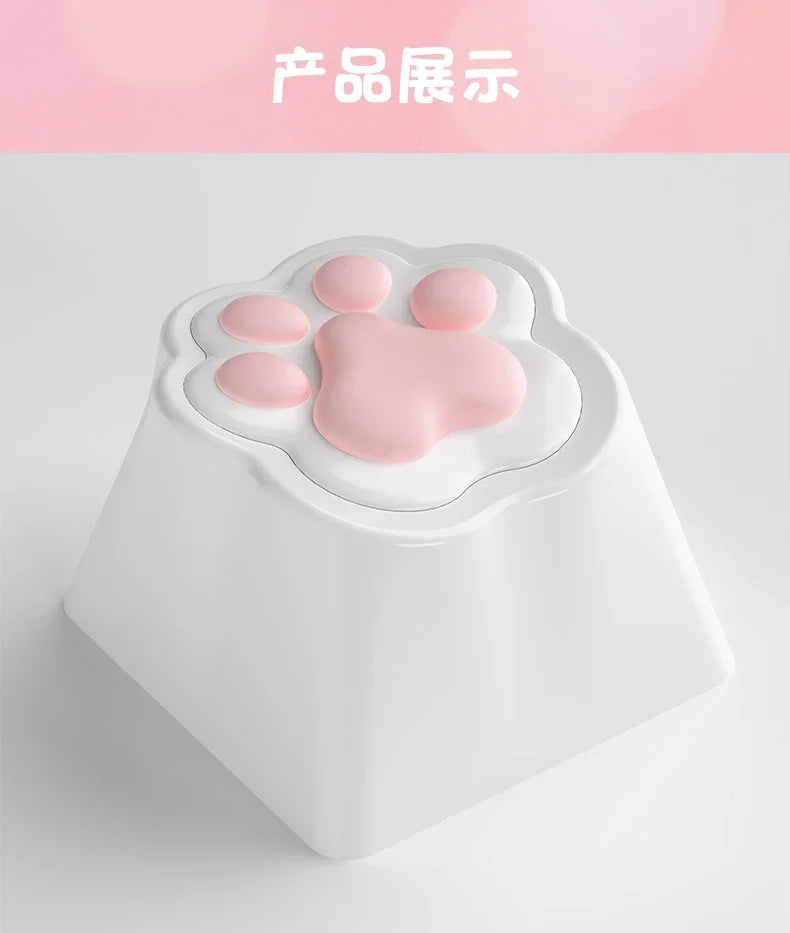 OEM Keycap Silicon Cute Cat Paw Butt for mx Switch Keyboard