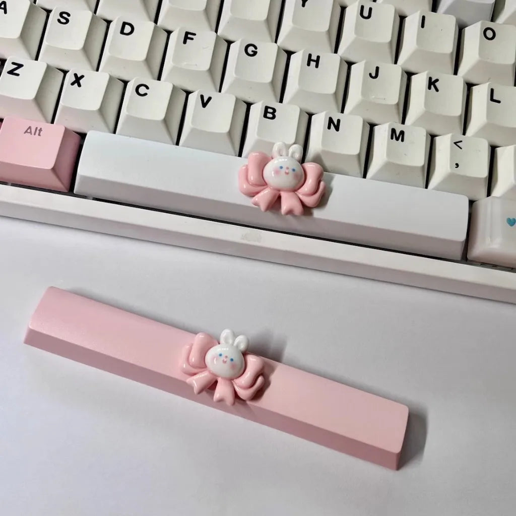6.25u Space Keycap Cross Axis Mechanical Keyboard OEM Height Bow Rabbit Rabbit Personalized Key Caps