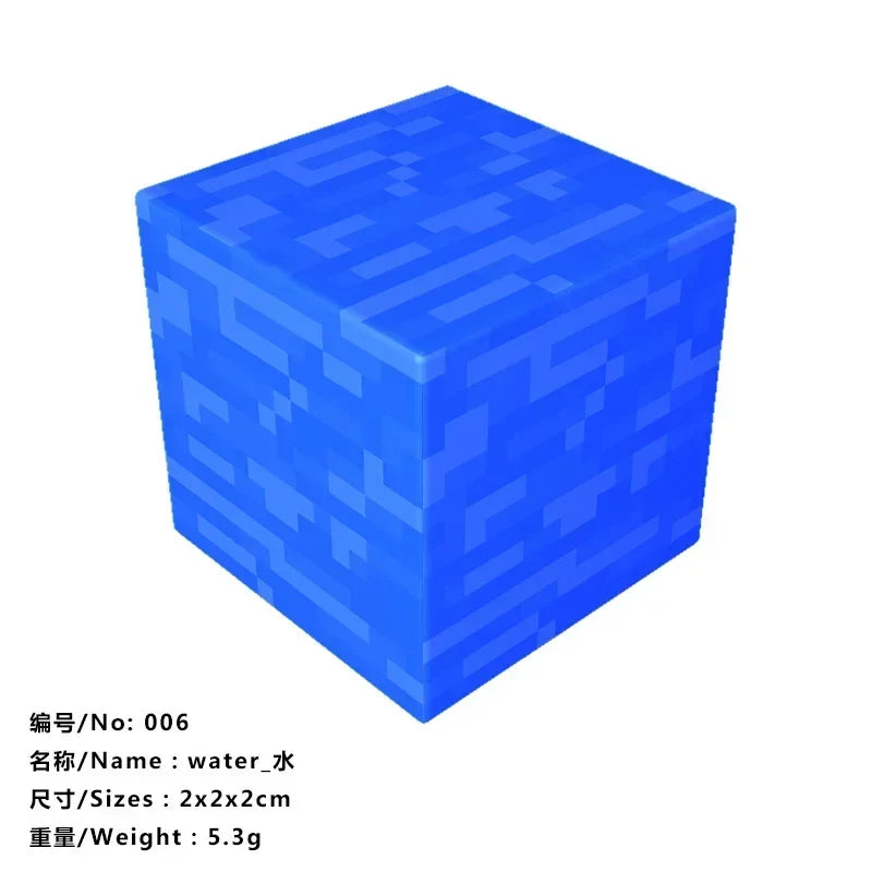10pcs Minecraftinglys Magnetic Blocks Anime Children Puzzle Assembled Toy Doll Mini Magnetic Cube Model Kids Construction Toys