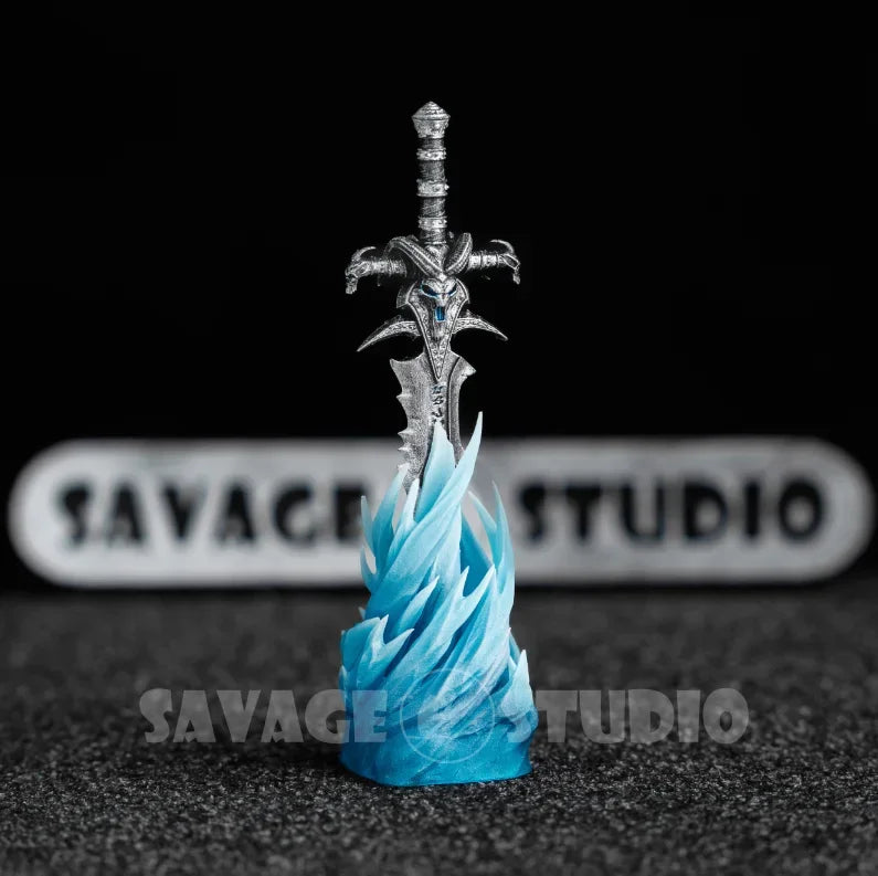 World of Warcraft Frostmourne Anime Keycaps Translucent Key Caps Mechanical Keyboard Caps Korean Keycap PC Game Peripheral Gifts