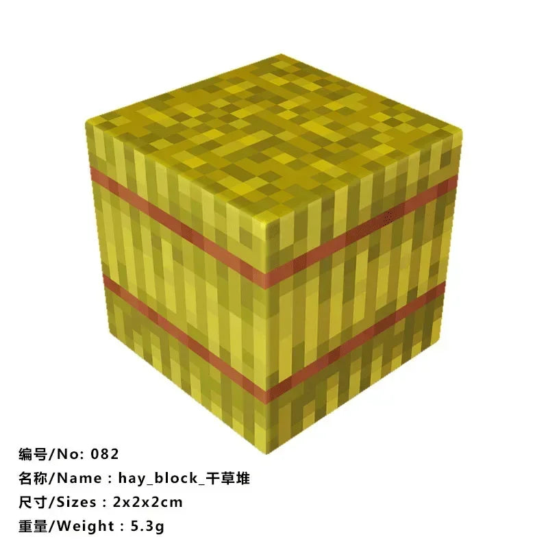 10pcs Minecraftinglys Magnetic Blocks Anime Children Puzzle Assembled Toy Doll Mini Magnetic Cube Model Kids Construction Toys