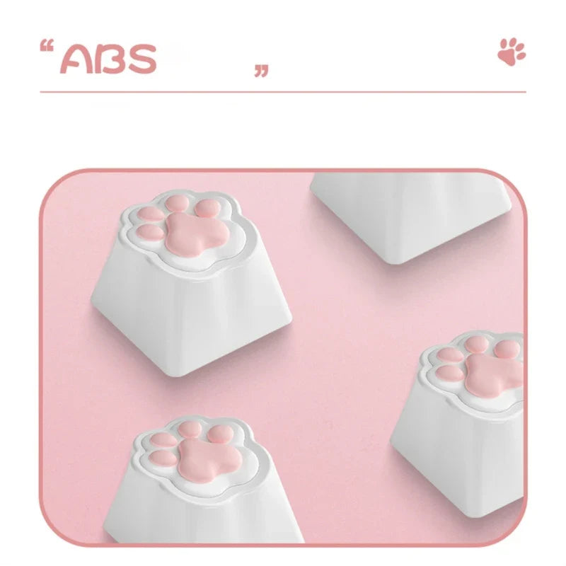 3D Claw Keycaps MX Structure Keycaps ABS+Silicone OEM Keys Caps Customizable Paw KeyCaps