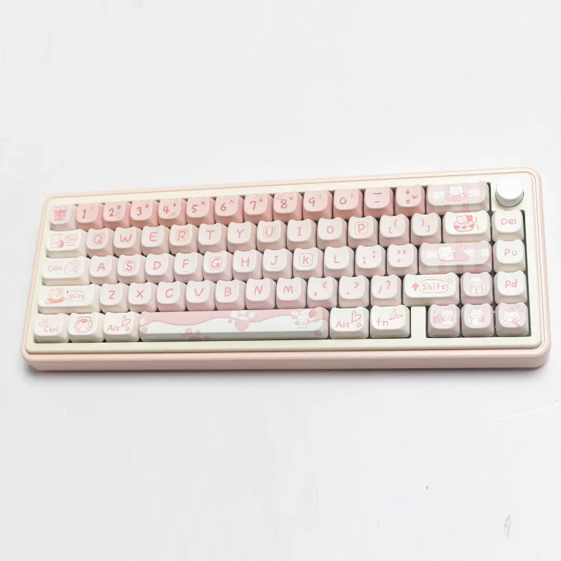 134 Keys/set Party Kitten MAO Profile GMK PBT Keycaps for Mechanical Keyboard  Dye Sublimation Gaming Keycap Custom Gk61