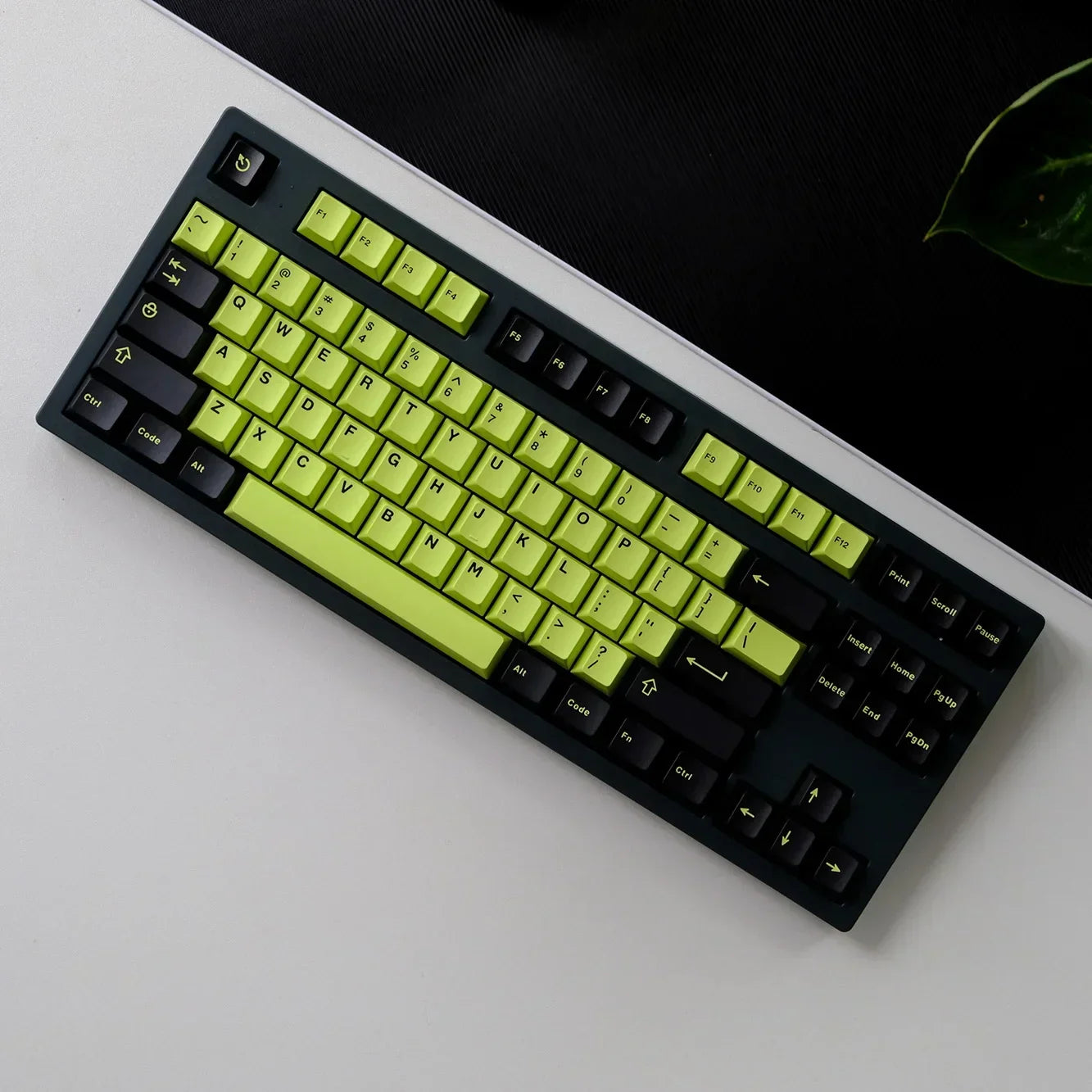 Cherry Profile 253 Keys Toxic Keycap Set Double Shot  Keycaps for Gateron MX Switches Mechanical Gamer Keyboard