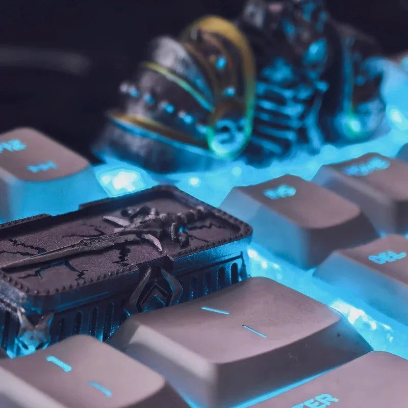 World of Warcraft Frostmourne Anime Keycaps Custom Key Caps for Mechanical Keyboard Caps Korean Keycap PC Game Peripheral Gifts