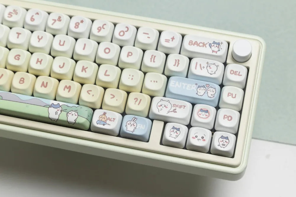 144 Keys Xiaoba Keycaps PBT Keycaps Five-sided Sublimation MOA Profile Keycaps For MX Switch Gaming Mechanical Keyboard Keycap