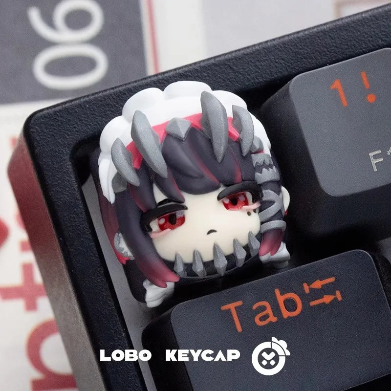 Zenless Zone Zero Keycap Custom Ellen Joe Amime Artisan Keycap Cute Kawaii Korean Point  Key Caps Mechanical Keyboard Accessory