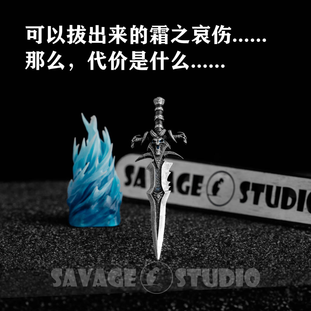 World of Warcraft Frostmourne Anime Keycaps Translucent Key Caps Mechanical Keyboard Caps Korean Keycap PC Game Peripheral Gifts