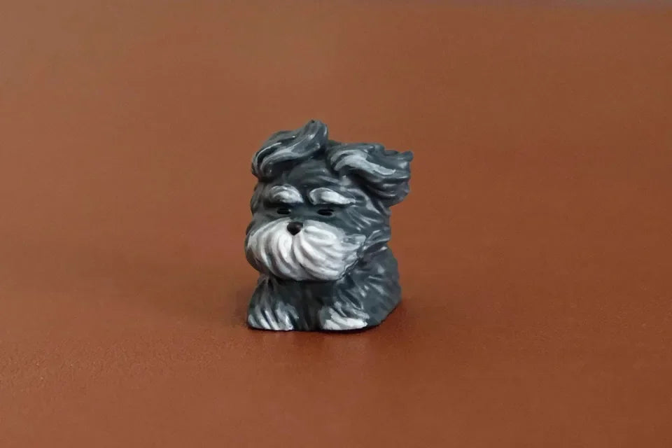 Wind Blown Puppy Customized Key Caps Cute Animal Resin Keycap MX Switch Keycaps for Mechanical Keyboard Caps PC Accessories Gift