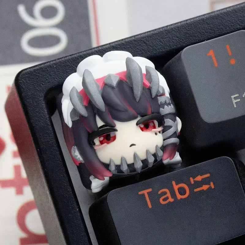 Zenless Zone Zero Keycap Custom Ellen Joe Amime Artisan Keycap Cute Kawaii Korean Point  Key Caps Mechanical Keyboard Accessory