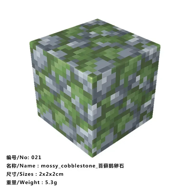 10pcs Minecraftinglys Magnetic Blocks Anime Children Puzzle Assembled Toy Doll Mini Magnetic Cube Model Kids Construction Toys