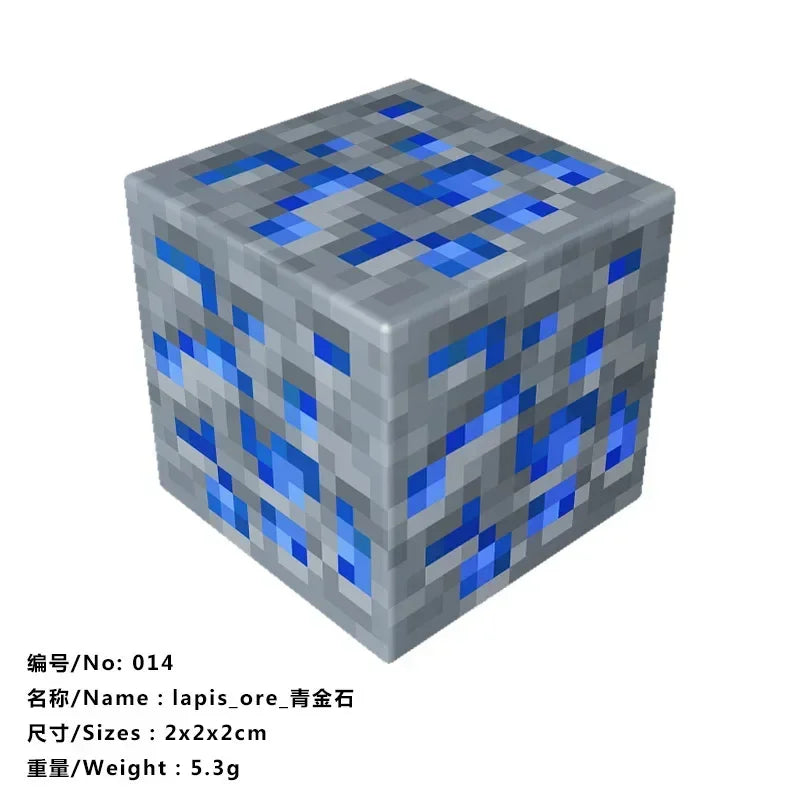 10pcs Minecraftinglys Magnetic Blocks Anime Children Puzzle Assembled Toy Doll Mini Magnetic Cube Model Kids Construction Toys