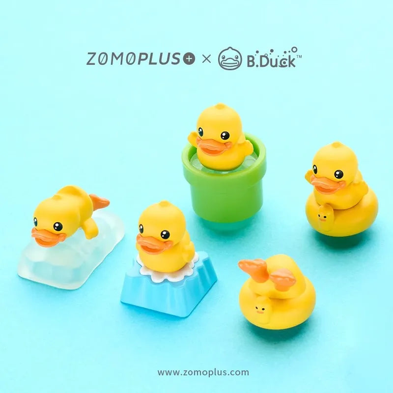 ZOMO X B. Duck 3D Keycap Toy Personalized Mechanical Keyboard PBT Decoration ESC Cherry Axis