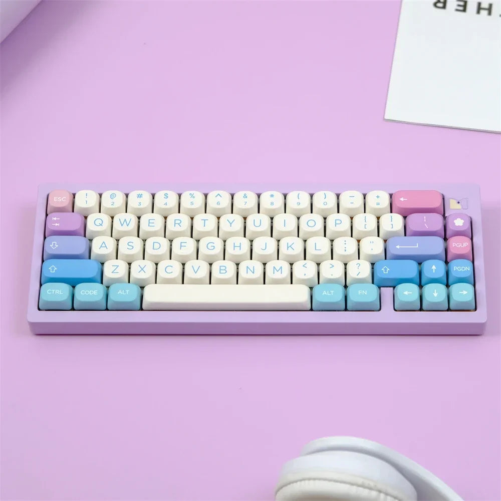 PBT Keycap 129 Key Fairy Keycaps MOA Profile Dye Sublimation Keycap For Gaming Mechanical Keyboard Keycap MX Switch MOA Key Caps