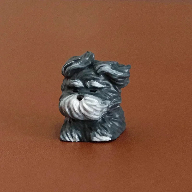 Scrawled Dog Keycaps The Wind Blows Puppy Cute Resin Keycap Custom 1U Cherry Profile Keycaps for Mechanical Keyboard Key Caps
