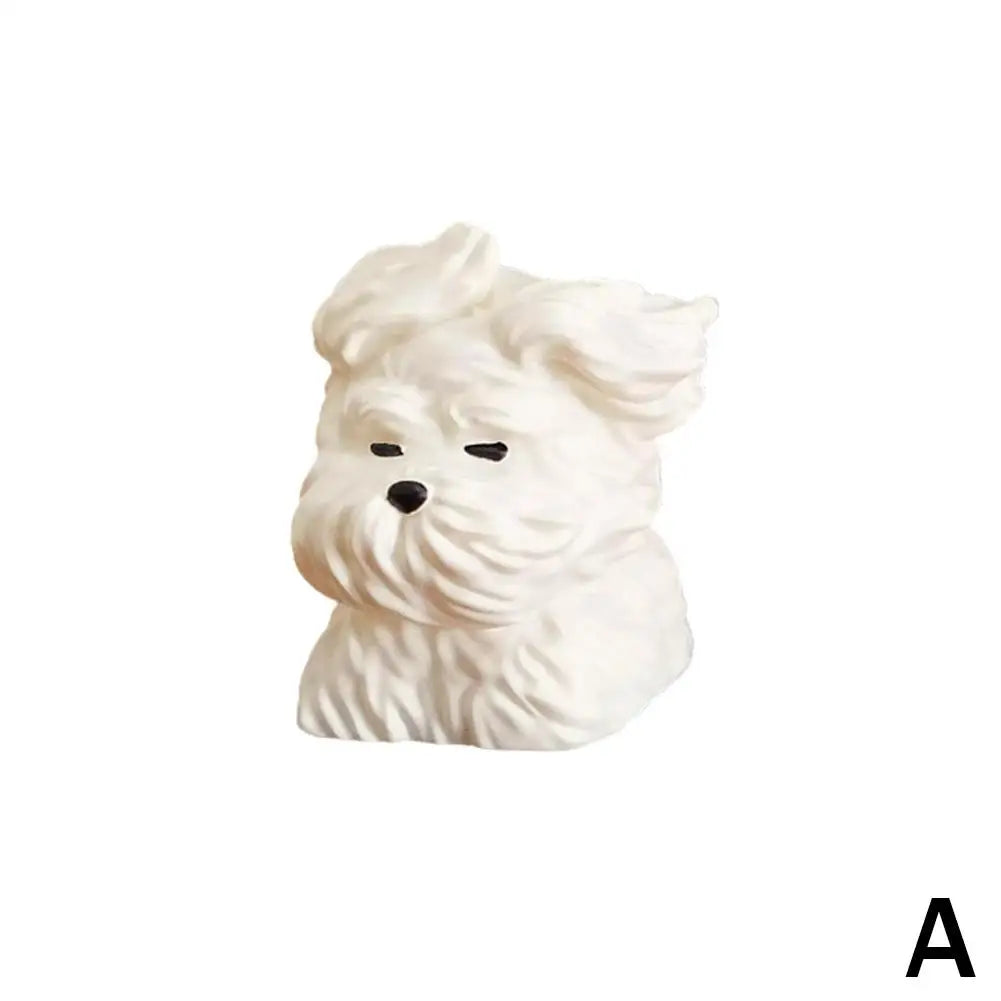 Puppy Personality Key Cap Windblown Puppy Key Cap Single Mechanical Keyboard Cap Rocket Hammer Retro Resin Cute