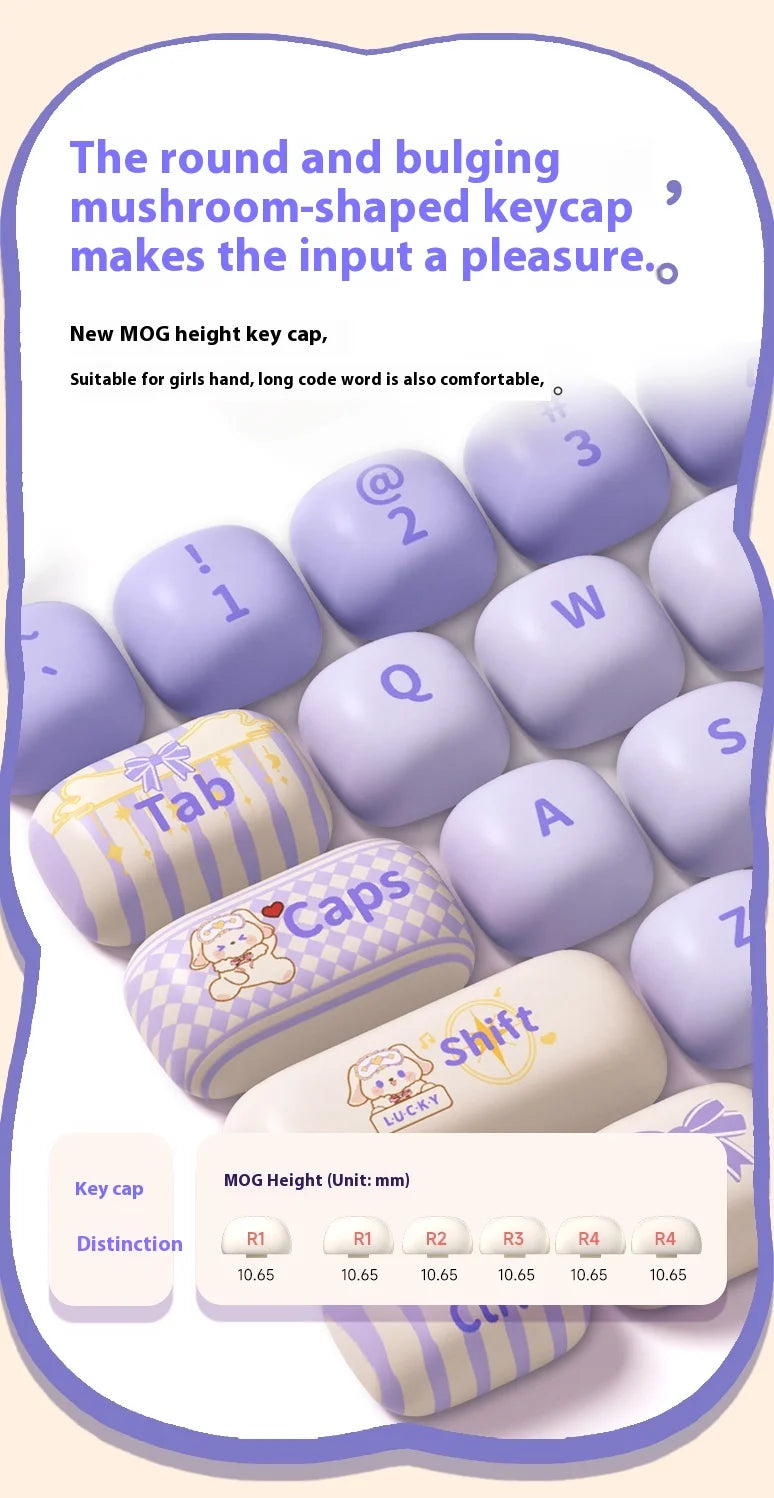 Akko Mechanical Keyboard Keycaps Mog Height 146 Keys Customization Keycap Pbt Thermal Sublimation Office Gaming Accessories Gift