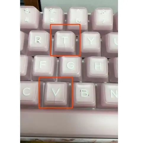 142 Keys SA Profile Keycaps Custom Marble Themed Double Shot PBT White Translucent Keyboards Keycap for MX Switch Game Keyboard